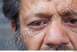 Eye Man White Casual Overweight Bearded Street photo references